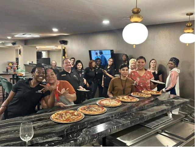 Team pizza party